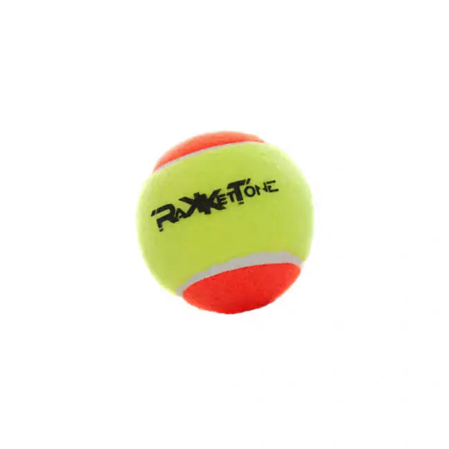 iambeachtennis shop - Rakkettone Beach Tennis Brand, Vision I.T.F approved stage 2 beach tennis ball in yellow and orange. Single ball.
