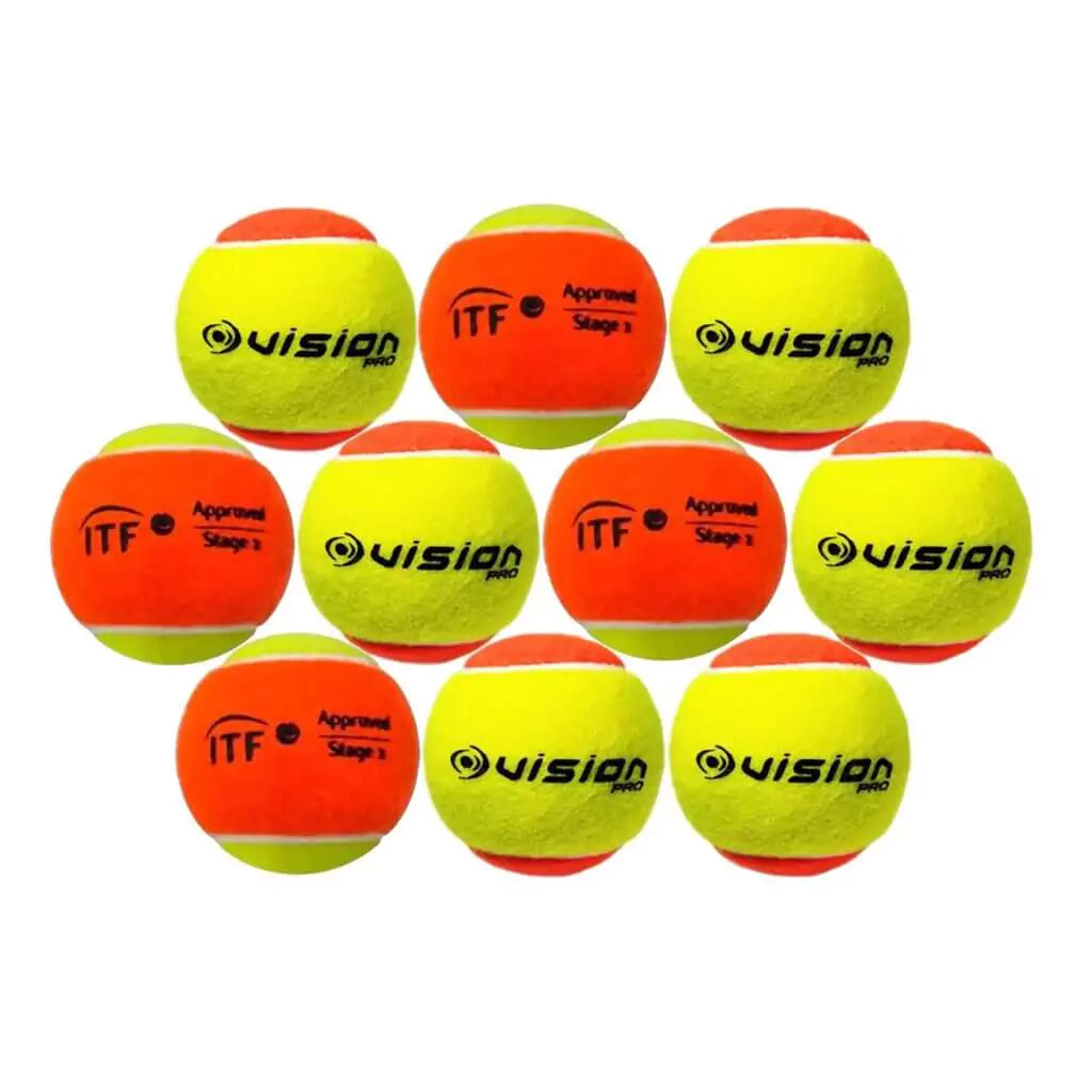 iamBeachTennis store - Vision Beach Tennis Brand, Vision Pro Beach Tennis Balls, Stage 2 Beach tennis balls, ITF Approved, 10 pack of balls