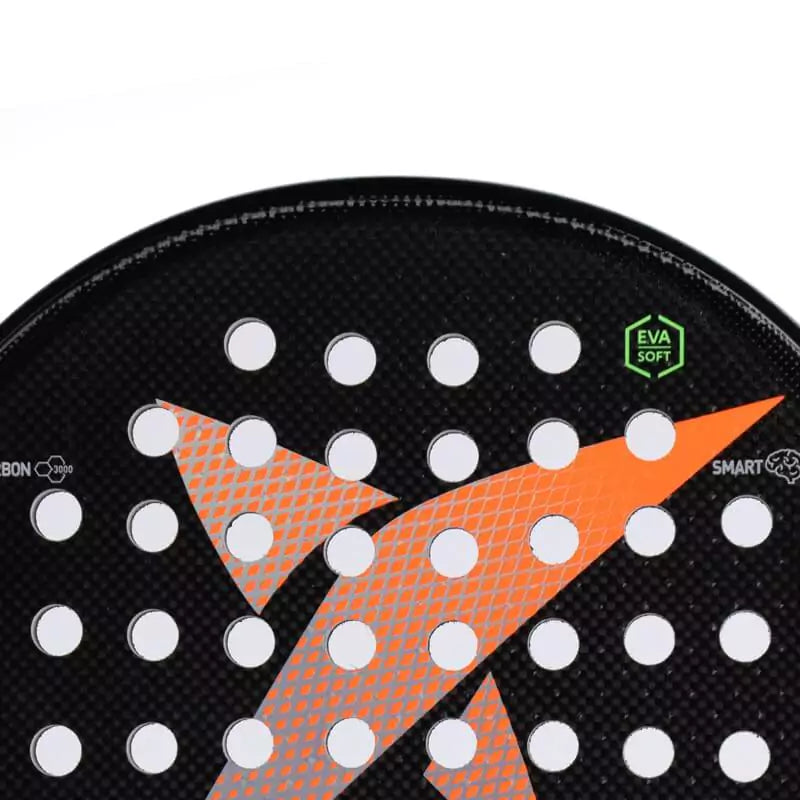 SPORT: PADEL. Shop DROP SHOT SPORTS at USA premier Racket and Paddle Sports store, "iamracketsports". Racket model is a Drop Shot DELTA 3.0 Professional Padel Paddle Paddle/Racket for Professional and Advanced players. Top face view of the Racquet/Paleta.