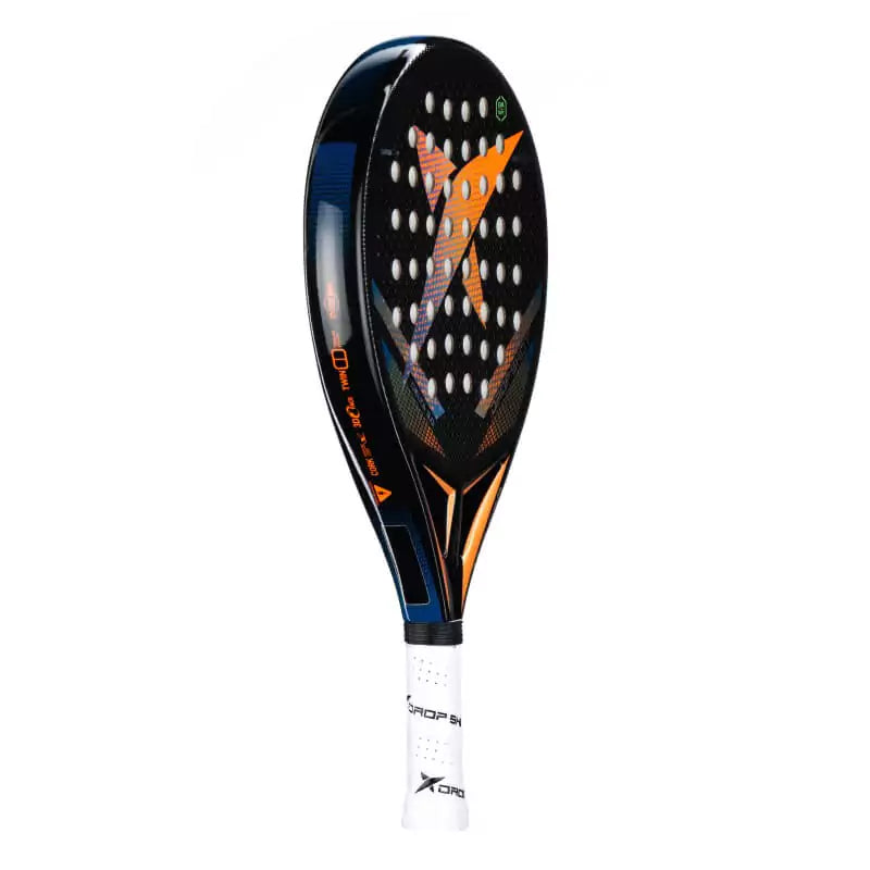 SPORT: PADEL. Shop DROP SHOT SPORTS at USA premier Racket and Paddle Sports store, "iamracketsports". Racket model is a Drop Shot DELTA 3.0 Professional Padel Paddle Paddle/Racket for Professional and Advanced players. Racquet/Paleta is in vertical left side orientation.