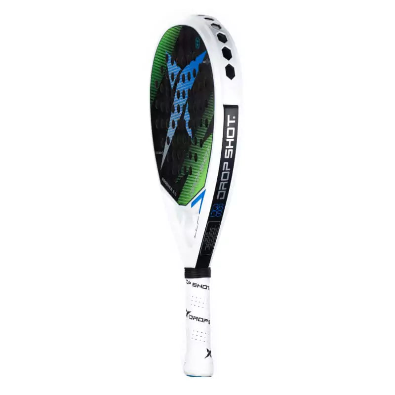 SPORT: PADEL. Shop DROP SHOT SPORTS at USA premier Racket and Paddle Sports store, "iamracketsports". Racket model is a Drop Shot 2023 ESSENCE 2.0 Professional Padel Paddle/Racket for Professional and Advanced players. Racquet/Paleta is in edge orientation.