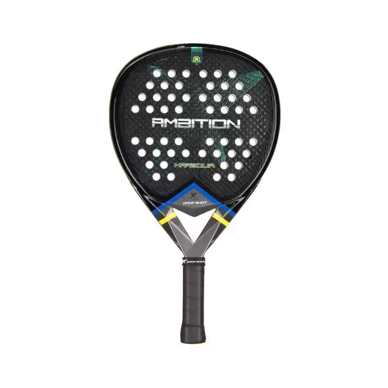 SPORT: PADEL. Shop DROP SHOT SPORTS at USA premier Racket and Paddle Sports store, "iamracketsports". Racket model is a Drop Shot HARBOUR Professional Padel Paddle/Racket for Professional and Advanced players. Racquet/Paleta is in vertical orientation.