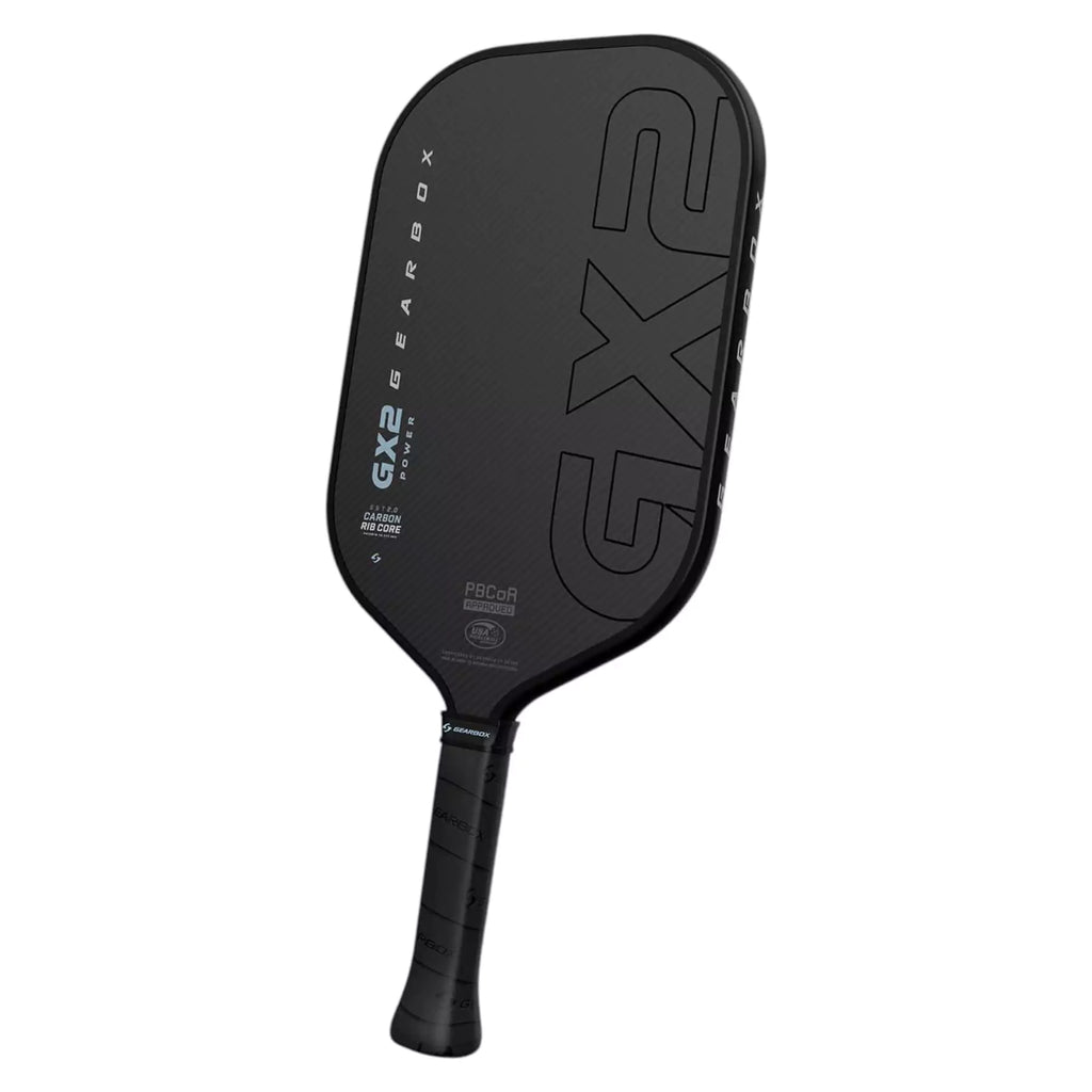 A GearBox GX2 POWER ELONGATED Pickleball Paddle, available from IamRacketsports.com, online and in-store, Miami USA.