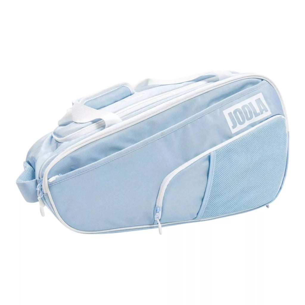 A Joola Tour Elite Pickleball Bag in breeze blue, available from Iam-pickleball.com, online and in-store, Miami USA, worldwide shipping.
