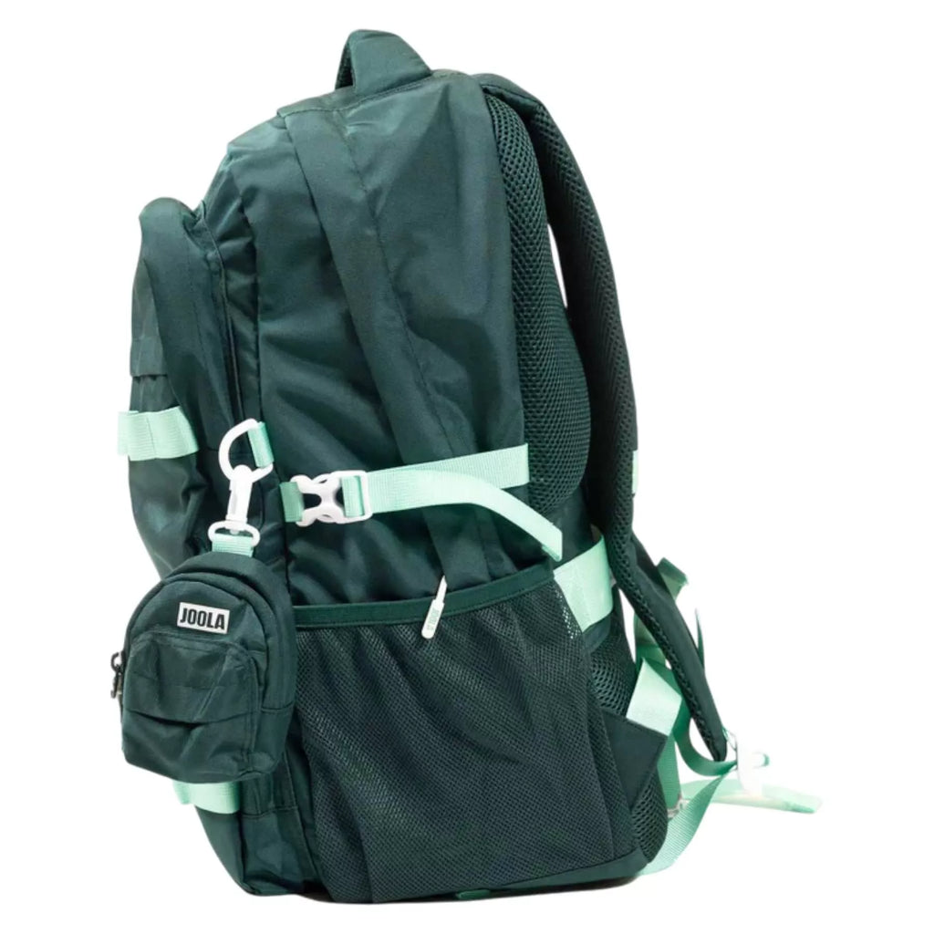 Side profile of a Utility Backpack, available from Iam-pickleball.com, online and in-store, Miami USA, worldwide shipping.