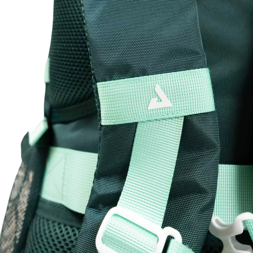 Strap of a Joola Utility Backpack, available from Iam-pickleball.com, online and in-store, Miami USA, worldwide shipping.