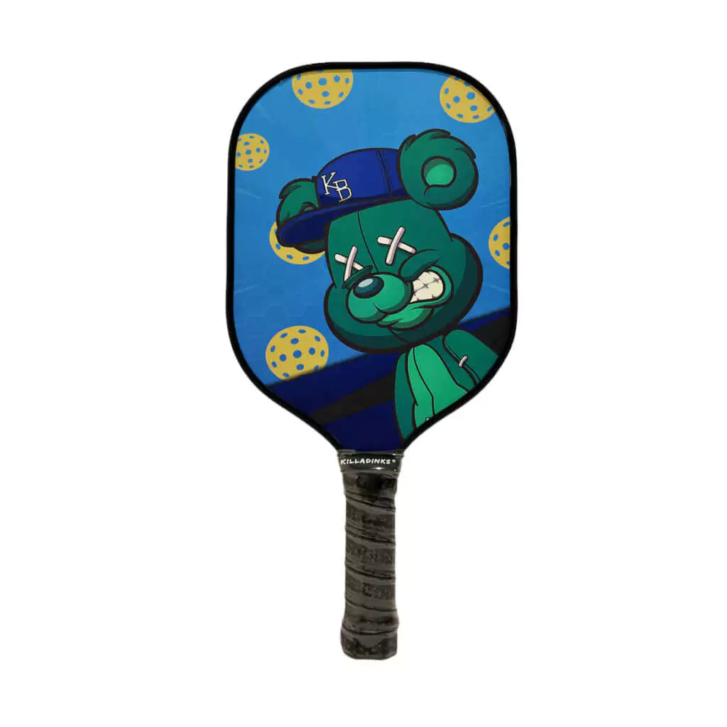 SPORT: PICKLEBALL. Shop Killa Dink Pickleball at iambeachtennis maimi Racket and Paddle Sports store. Killa Dinks ALPHA kids Pickleball Paddle/racket. Front of paddle.