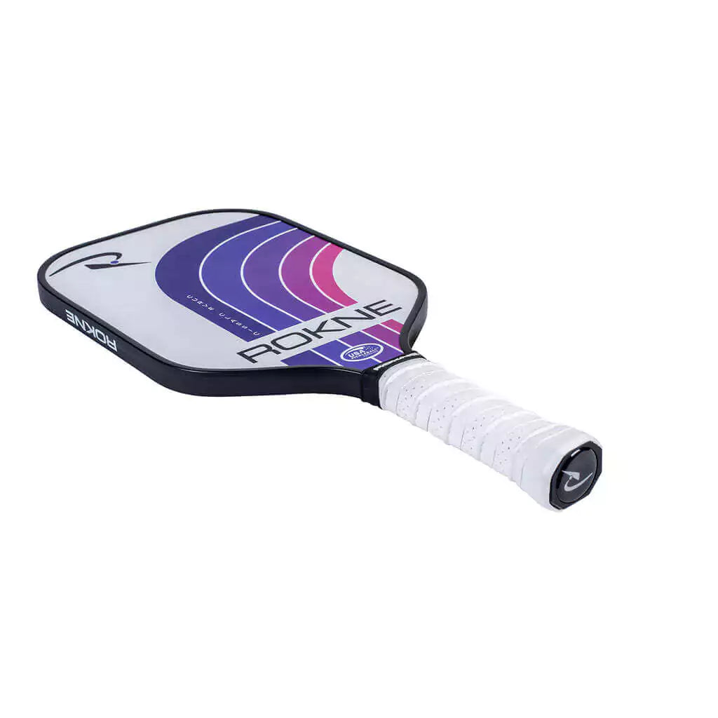 SPORT: PICKLEBALL. Shop Rokne Pickleball at iamRacketSports, Miami, Florida, USA. Racket model is a 2023 Rokne Curve Classic NORTHERN SKY Pickleball Paddle/racket for beginner and intermediate players. Racquet/Paleta face.