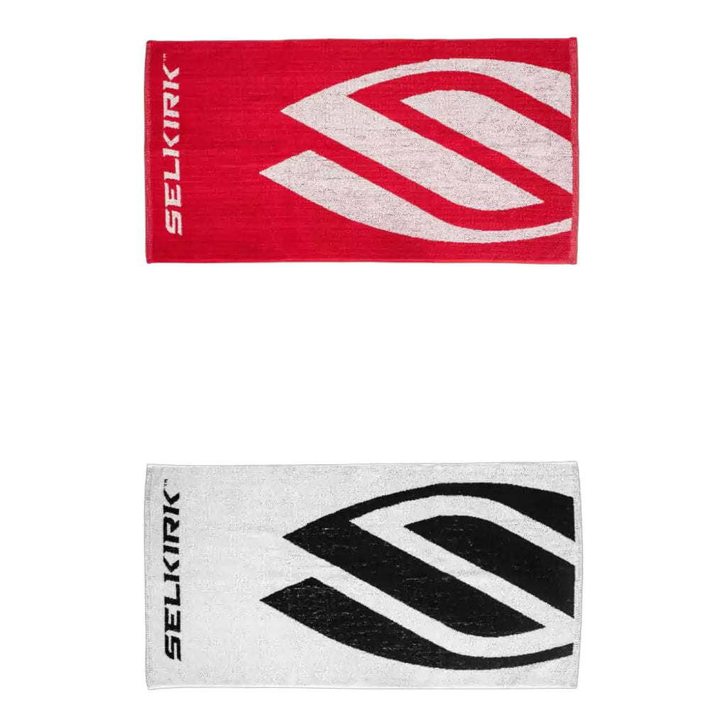 A pair of Selkirk Cotton Towel - 19" x 36", available from  IamBeachTennis.com, online and in-store, Miami USA.