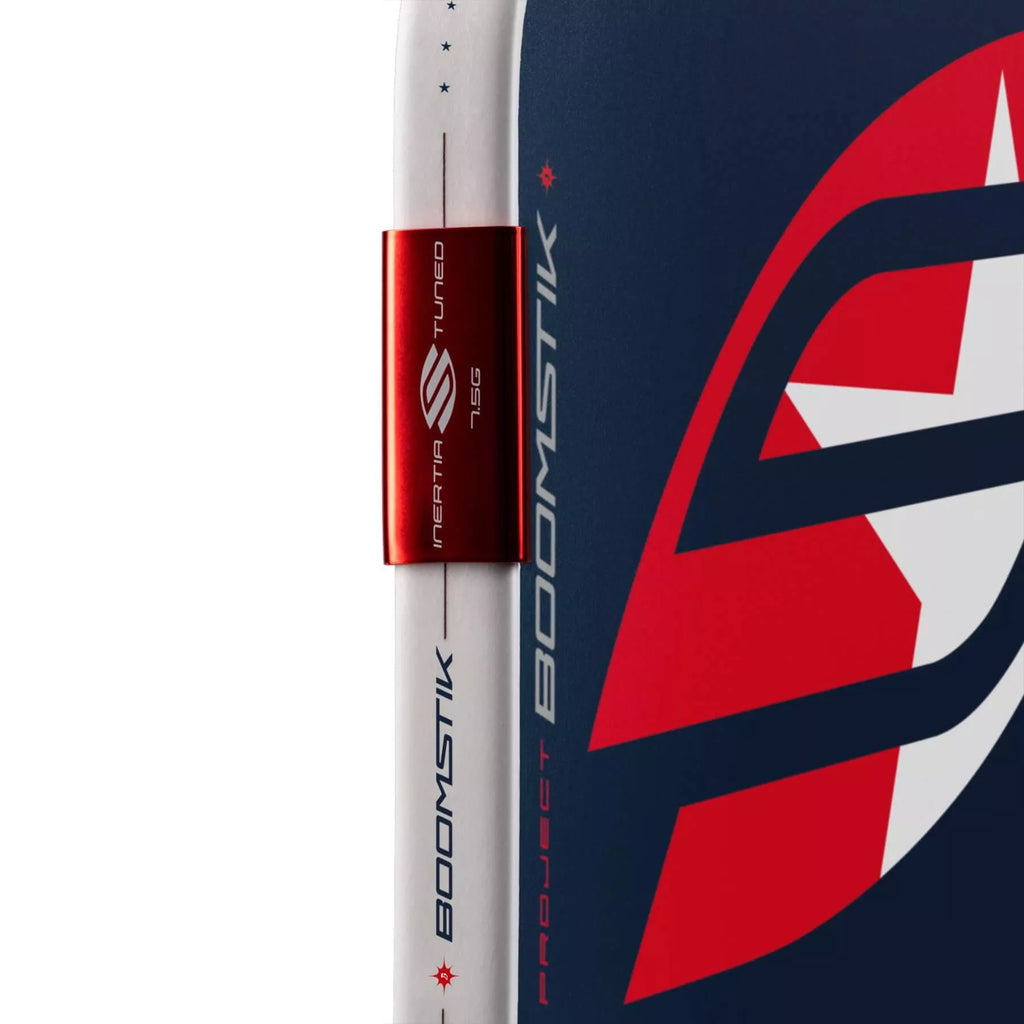 Weight system of a Selkirk LABS Project BOOMSTIK Elongated 16mm Pickleball Paddle, available from IamRacketsports.com, online and in-store, Miami USA.