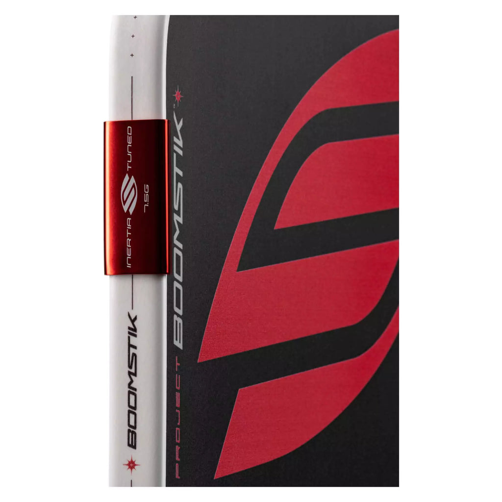 Weight system of a Selkirk LABS Project BOOMSTIK Elongated 16mm Pickleball Paddle, available from IamRacketsports.com, online and in-store, Miami USA.