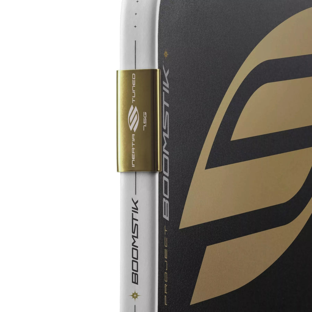 Weight system of a  Selkirk LABS Project BOOMSTIK widebody Pickleball Paddle, available from IamRacketsports.com, online and in-store, Miami USA.