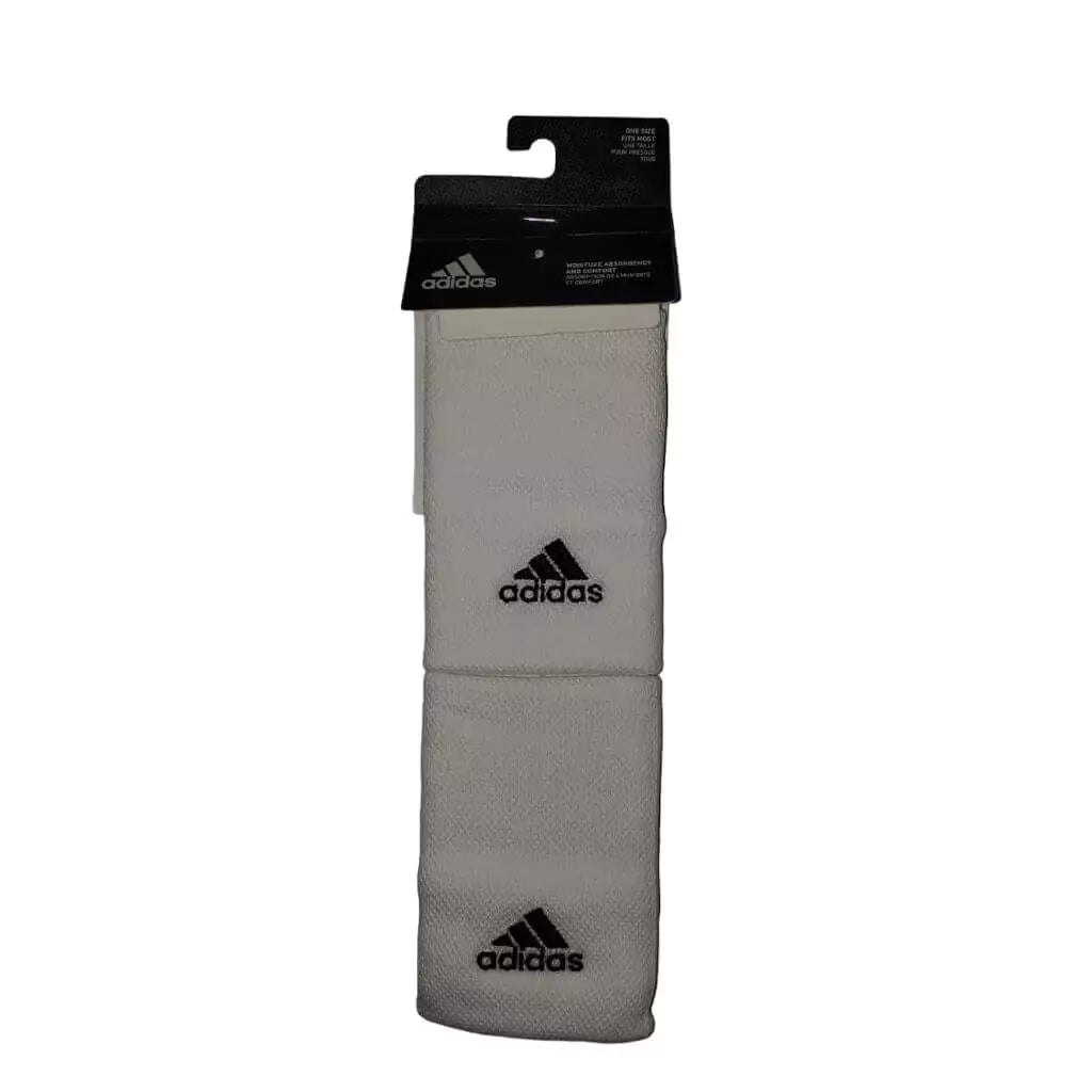 Shop "Adidas" at "iambeachtennis" a online boutique depot store - Adidas Brand - Adidas 2 pack of sports wristbands in White