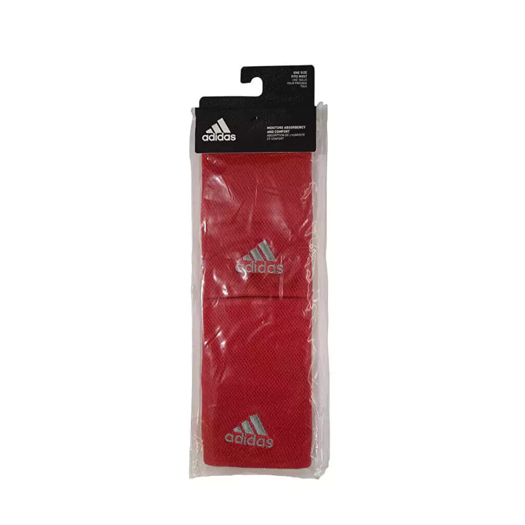 Shop "Adidas" at "iambeachtennis" a online boutique depot store - Adidas Brand - Adidas 2 pack of sports wristbands in Red