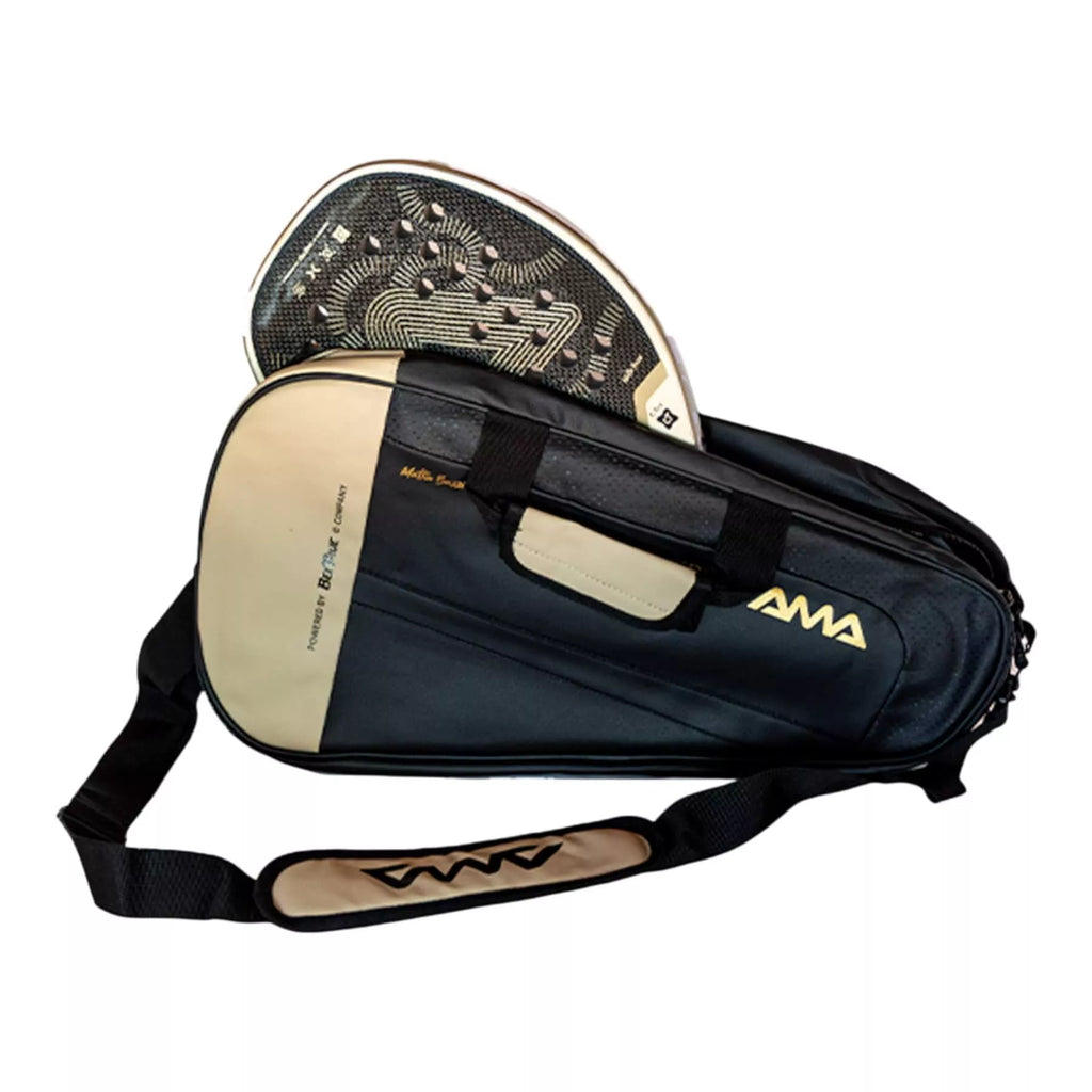 A AMA Sport MEDUSA Matta Bazzi Beach Tennis Racket and cover, available from 
IamBeachTennis.com, online and in-store, Miami USA, worldwide shipping.