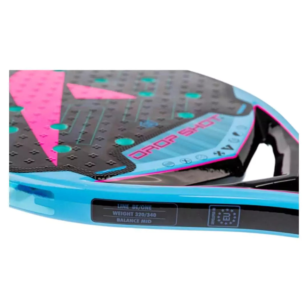 A Drop Shot BRONCO 1.0 BT 2024 Beach Tennis Paddle, available from iamBeachTennis.com.