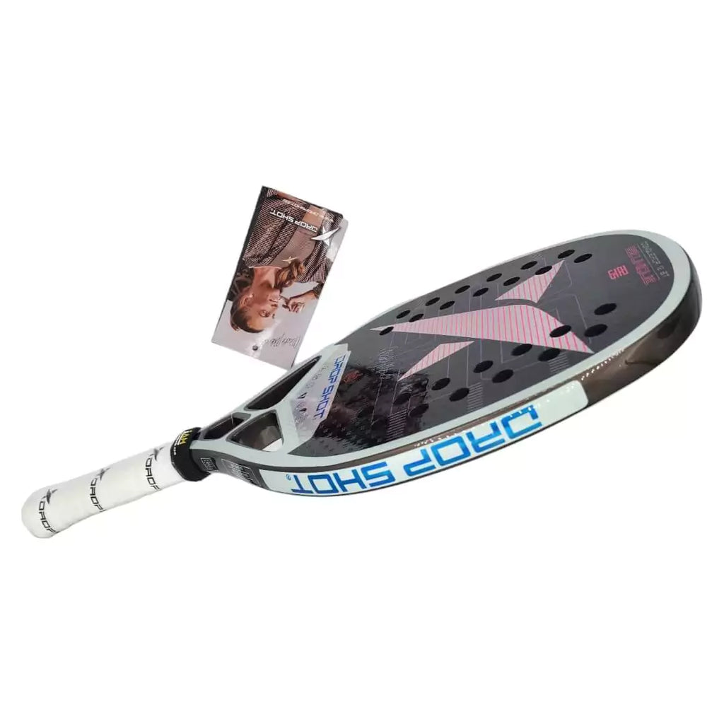 Nicole Nobile signature Drop Shot CONQUEROR 12 BT 2024 Beach Tennis racket. Shop for at iamBeachTennis.com.