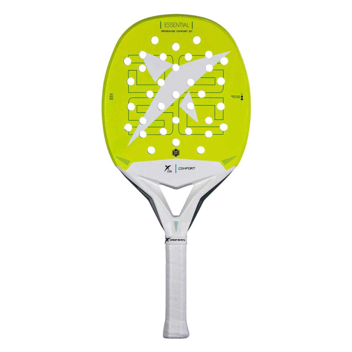 Drop Shot RENEGADE COMFORT BT 2025 Beach Tennis Racket – iamBeachTennis
