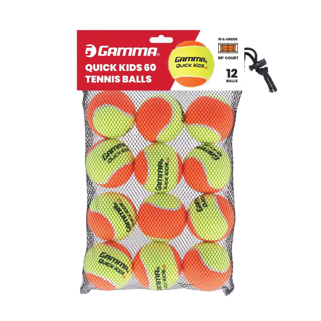 A twelve pack of 
Gamma Quick Kids Stage 2 Tennis/Beach Tennis Balls.
Shop at "iamBeachTennis.com" for beach Tennis Accessories.