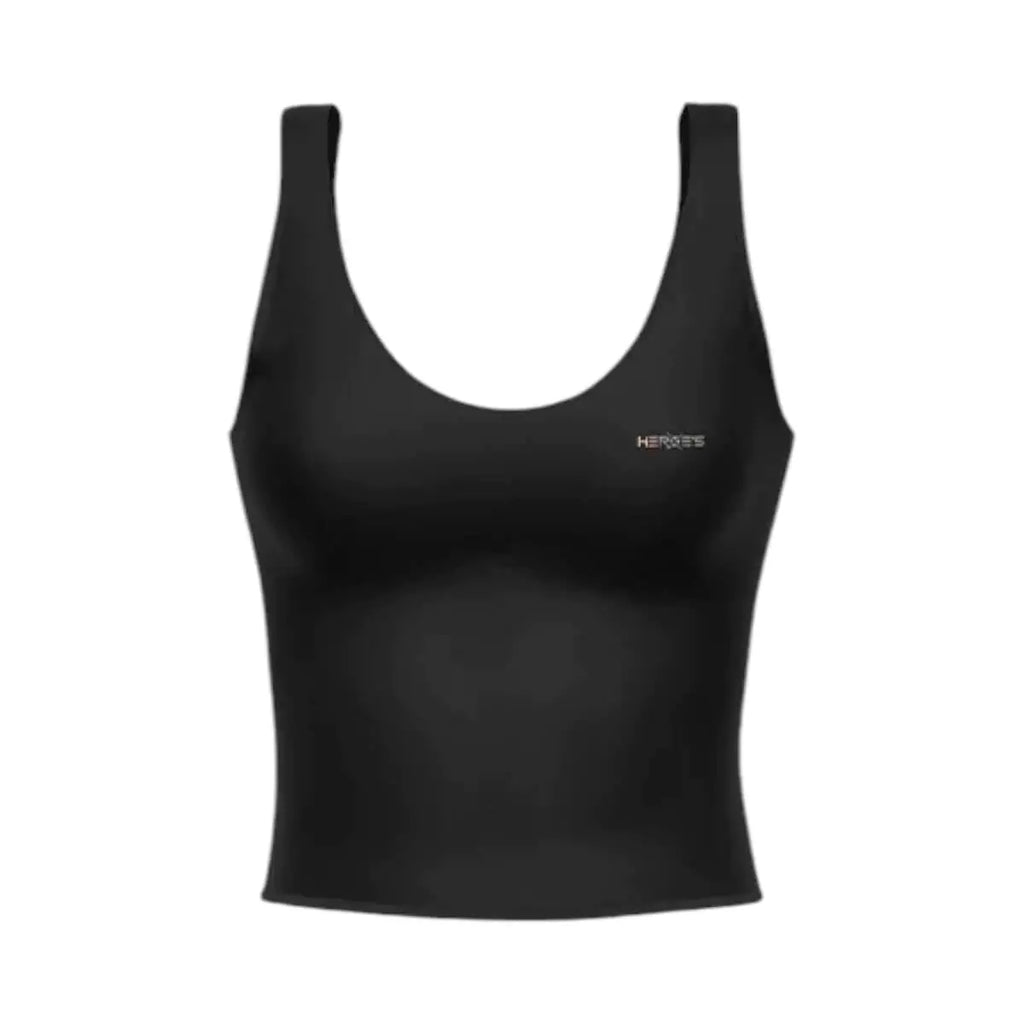 A black Heroe's Beach Tennis Women's #ALCYONE Tank Top.
Available from iamRacketSports.com, online and in store, Miami, Florida, USA. 