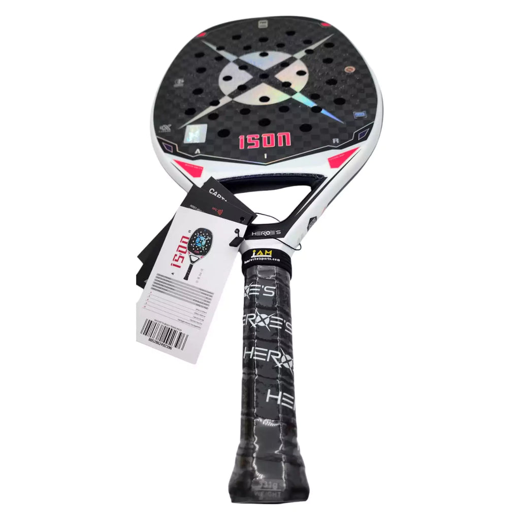SPORT: BEACH TENNIS. Get Heroes 2024 products at iamBeachTennis.com. A Heroe's 2024 BT #ISON Beach Tennis Racket with Glipper Treatment.