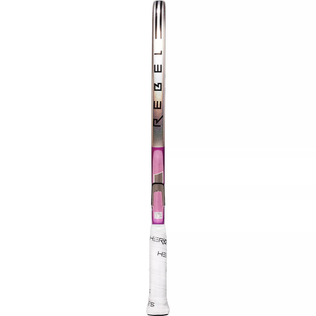 A Heroe's REBEL 2025  Beach Tennis Racket , available from IamBeachTennis.com, online and in-store, Miami USA, worldwide shipping.