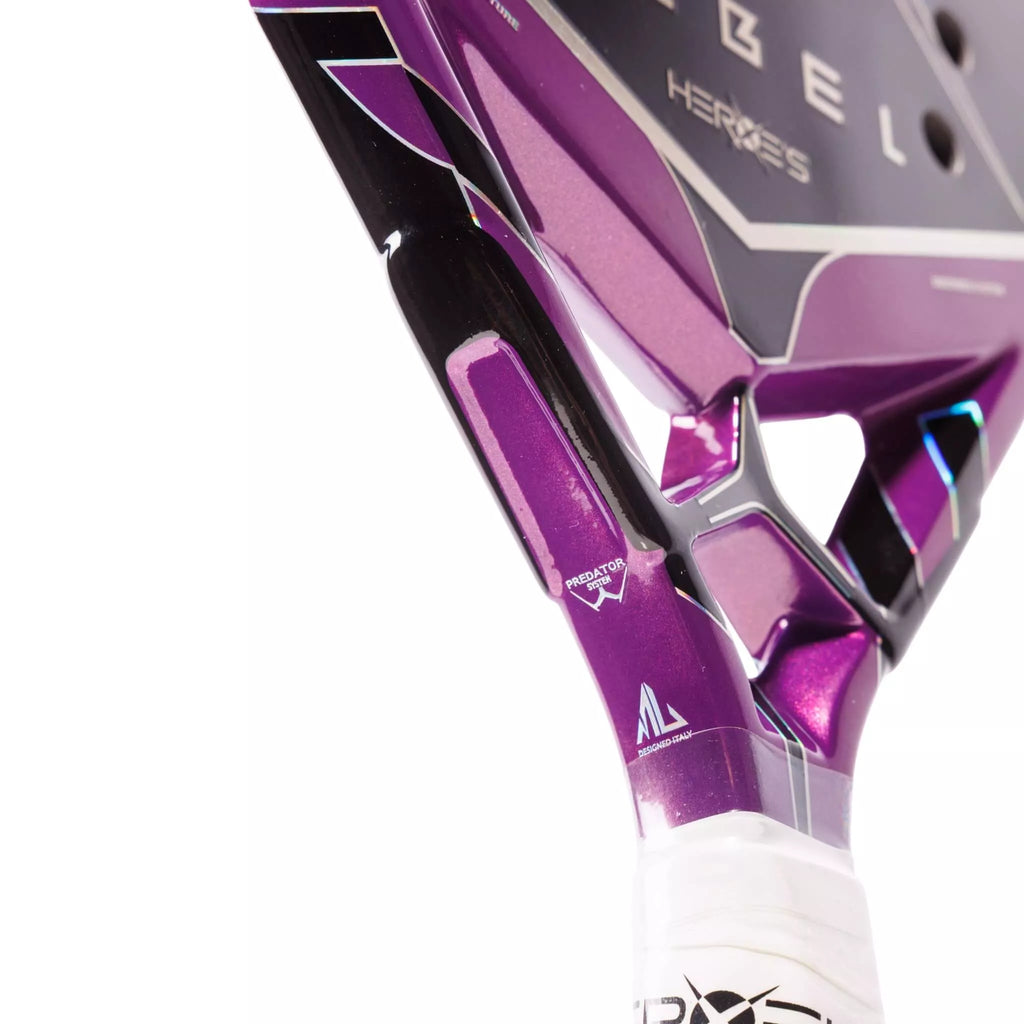 A Heroe's REBEL 2025  Beach Tennis Racket , available from IamBeachTennis.com, online and in-store, Miami USA, worldwide shipping.