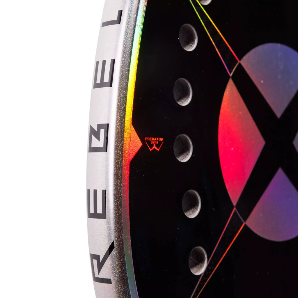 A Heroe's REBEL 2025  Beach Tennis Racket , available from IamBeachTennis.com, online and in-store, Miami USA, worldwide shipping.