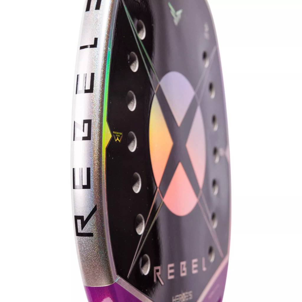A Heroe's REBEL 2025  Beach Tennis Racket , available from IamBeachTennis.com, online and in-store, Miami USA, worldwide shipping.