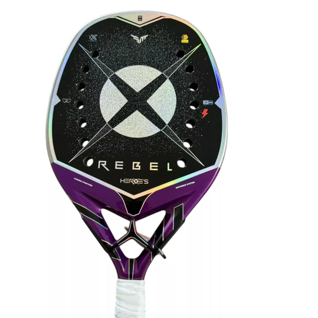 Heroe's REBEL 2025 Beach Tennis Racket with Grit – iamBeachTennis