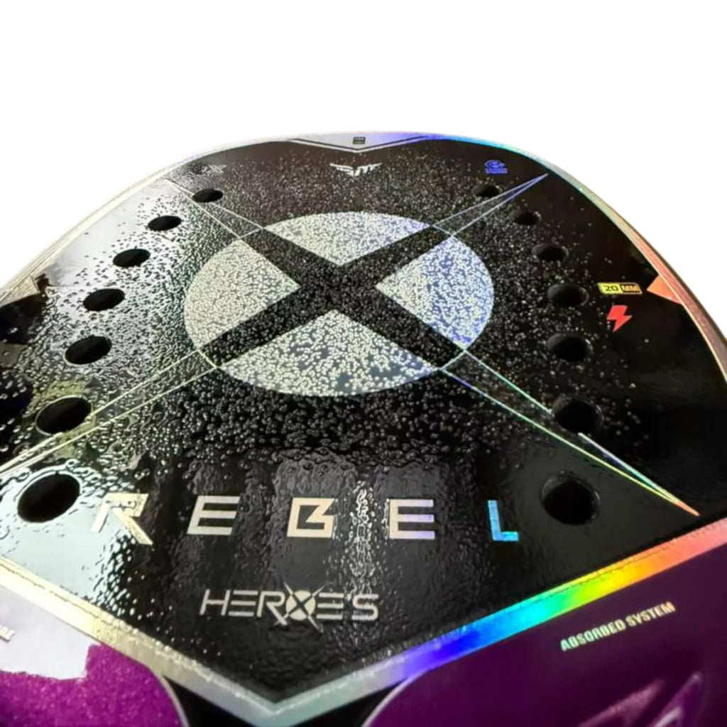 Heroe's REBEL 2025 Beach Tennis Racket with Grit – iamBeachTennis