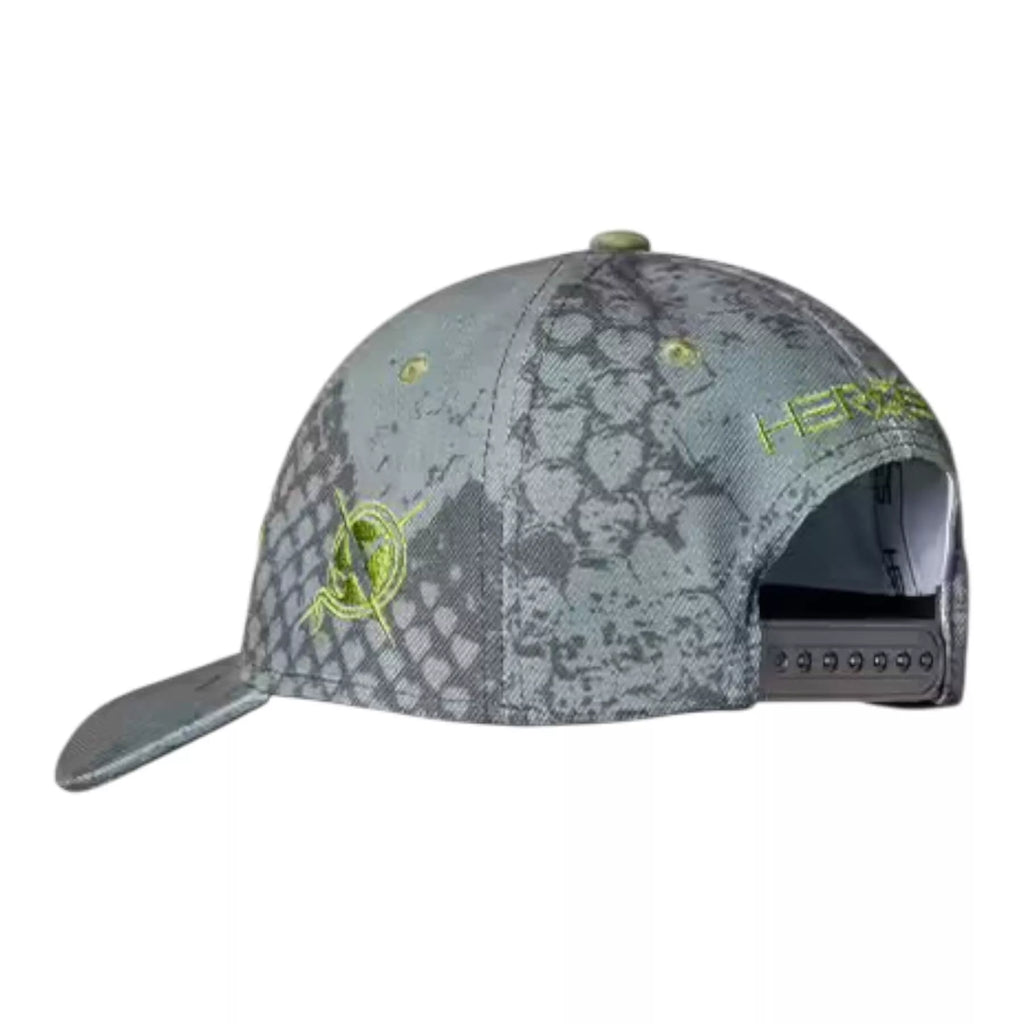 A green Heroe's #SNAKE Cap, available from IamBeachTennis.com, online and in-store, Miami USA, worldwide shipping.