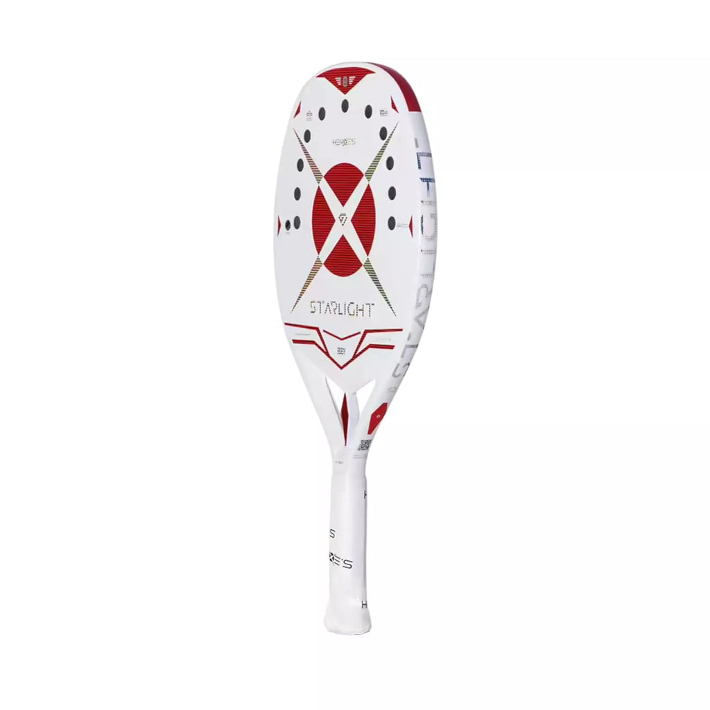 A Heroe's STARLIGHT RUBY GIULIA & NINNY 2026 Beach Tennis Racket with Grit treatment, available from 
IamBeachTennis.com, online and in-store, Miami USA, worldwide shipping.