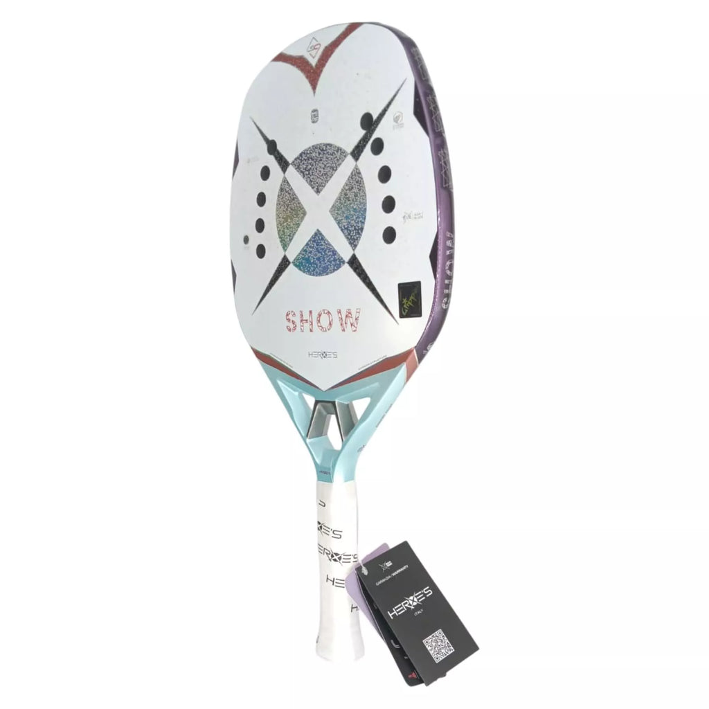 Heroe's SHOW 2026 Beach Tennis Racket with Glipper – iamBeachTennis