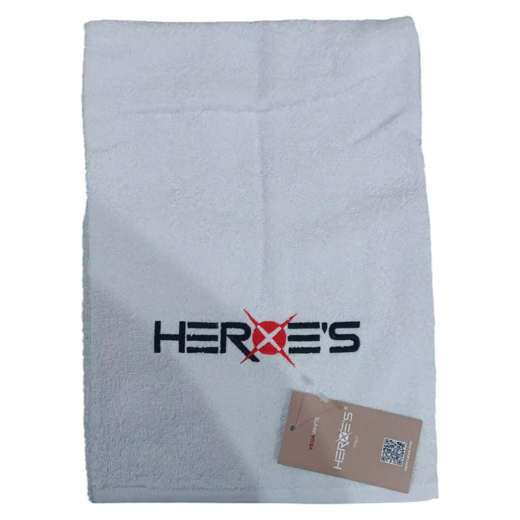 Heroe's White Cotton Towel 50*100 cm. Shop Heroe's Brand Italia at iamBeachTennis.com, online and instore shop.