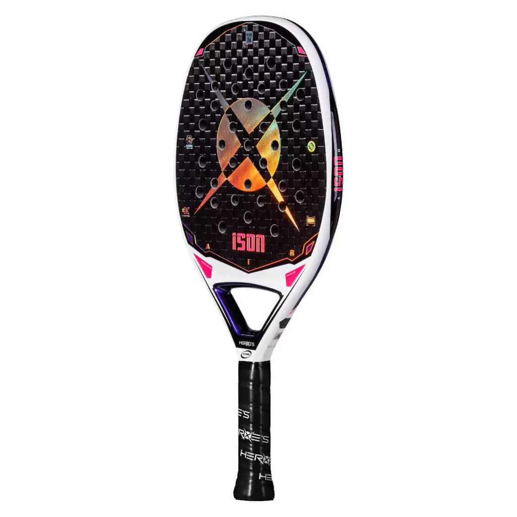SPORT: BEACH TENNIS. Get Heroes 2024 products at iamBeachTennis.com. A Heroe's 2024 BT #ISON Beach Tennis Racket.
