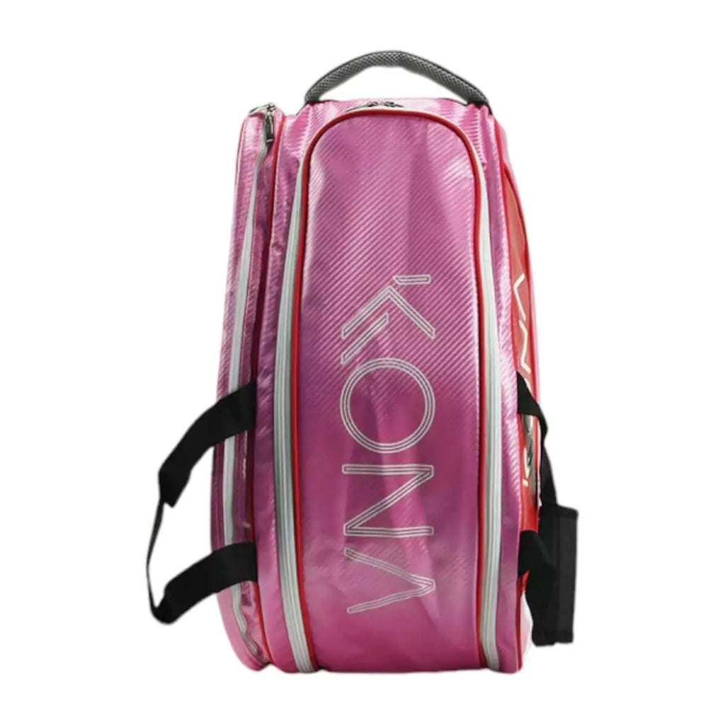 A Kona PINK and RED Beach Tennis Racket Bag,
available from iamBeachTennis.com.