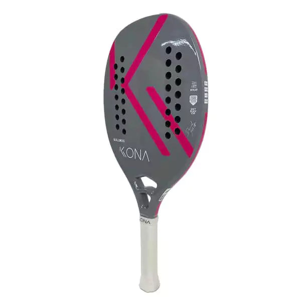 A Kona BULLDOG SILVER 2024 Beach Tennis Paddle. Shop Kona at iamRacketSports.com.
