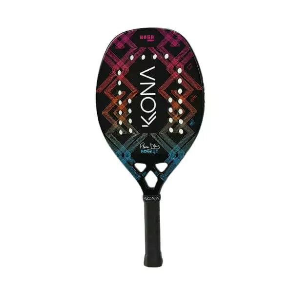 A Kona ROCKET ZIG ZAG 2024 Beach Tennis Paddle. Shop Kona at iamRacketSports.com, worldwide shipping.