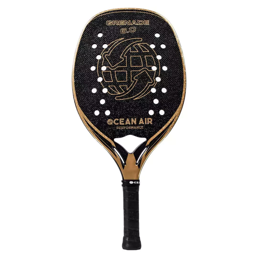 SPORT: BEACH TENNIS. A GRANADE 6.0 2024 Professional Beach Tennis Paddle/Racket, purchase at iamBeachTennis.com online and in Miami store.