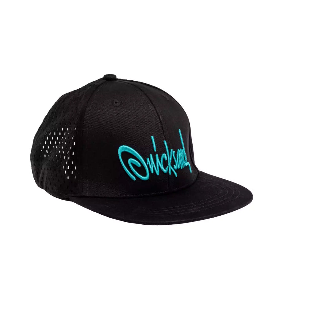 A Quicksand Black Hat With Brim,  available at iamRacketSports.com.