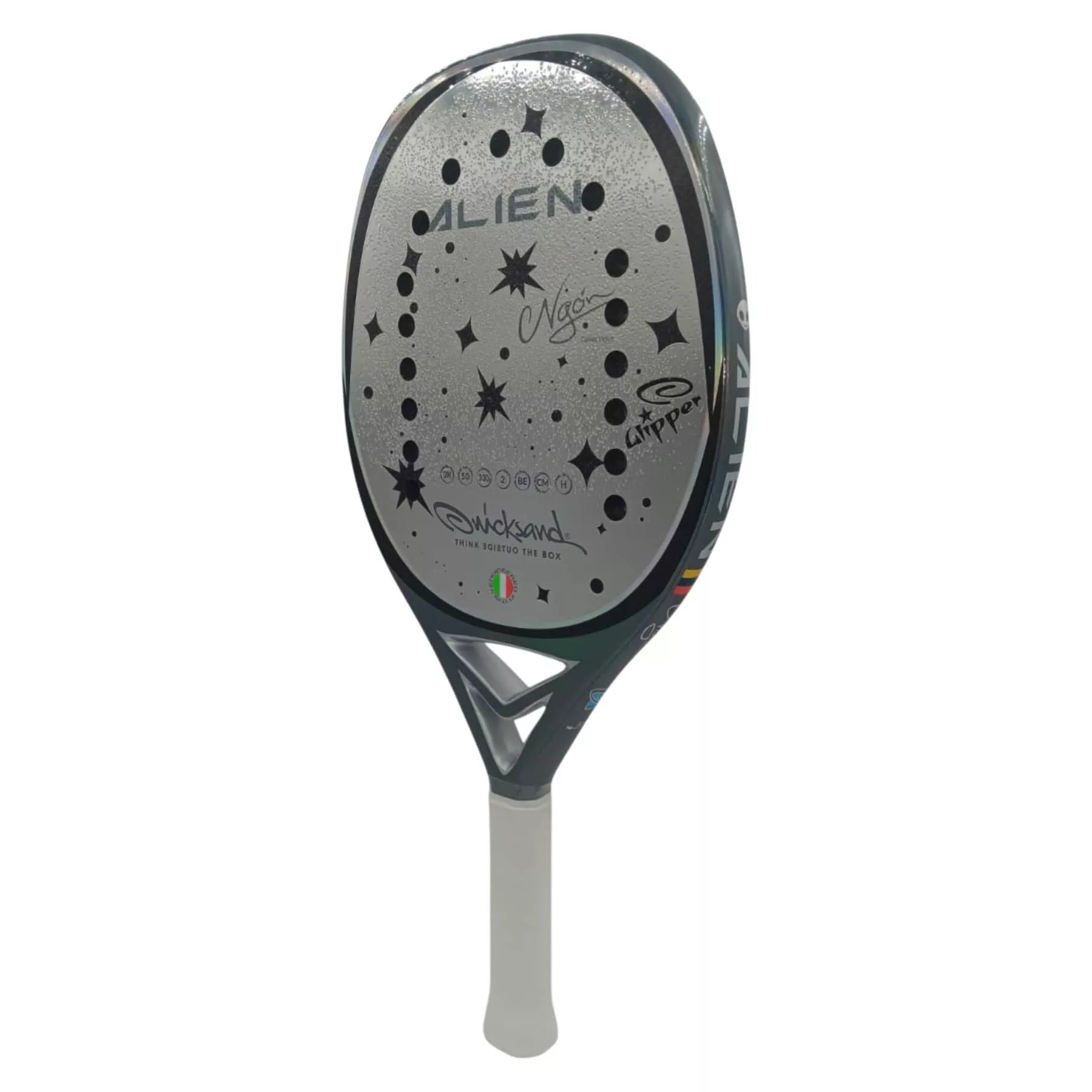 テントウ★アリエル Quicksand ALIEN 2025 Beach Tennis Racket with Glipper – iamBeachTennis