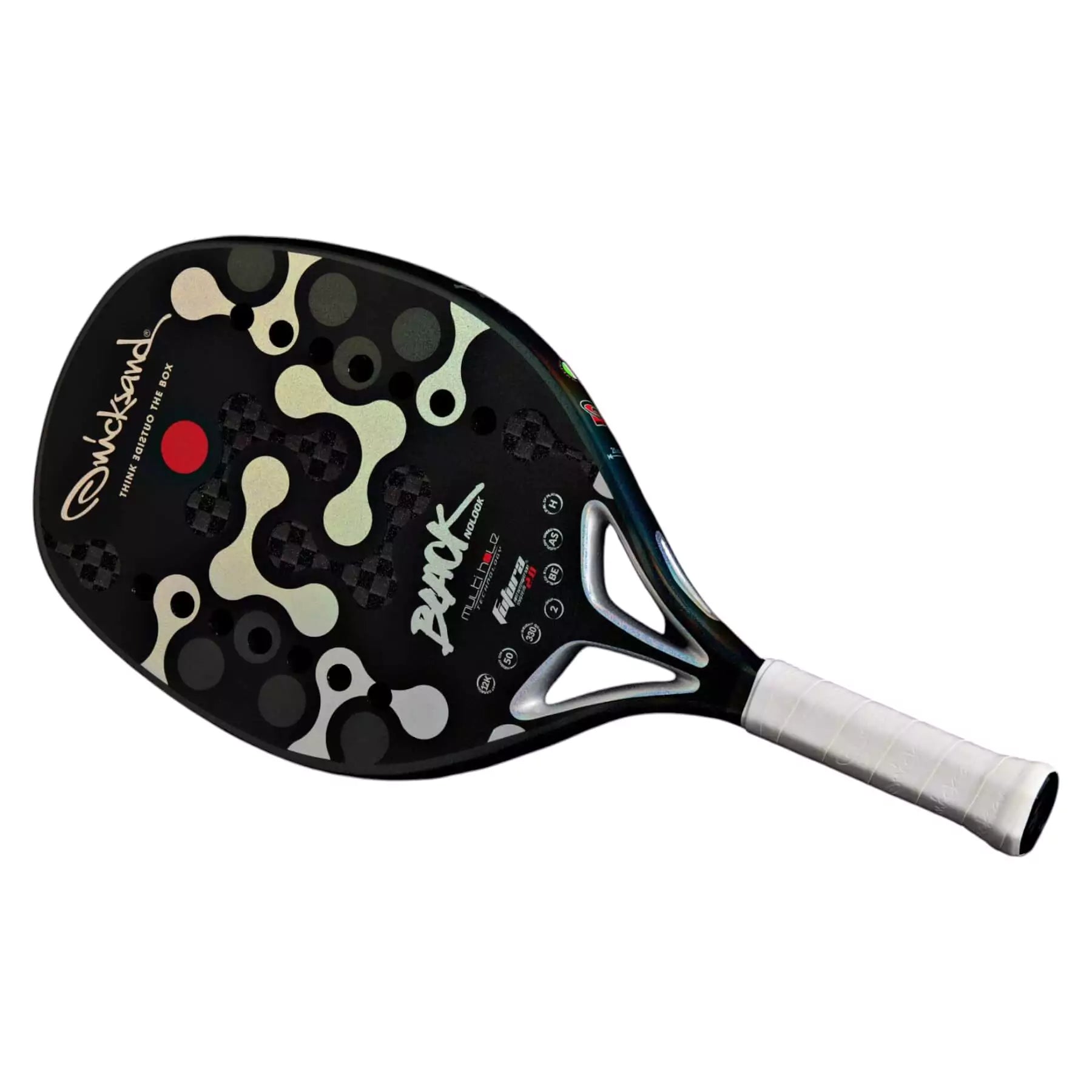 Quicksand NO LOOK BLACK 2025 Beach Tennis Racket with