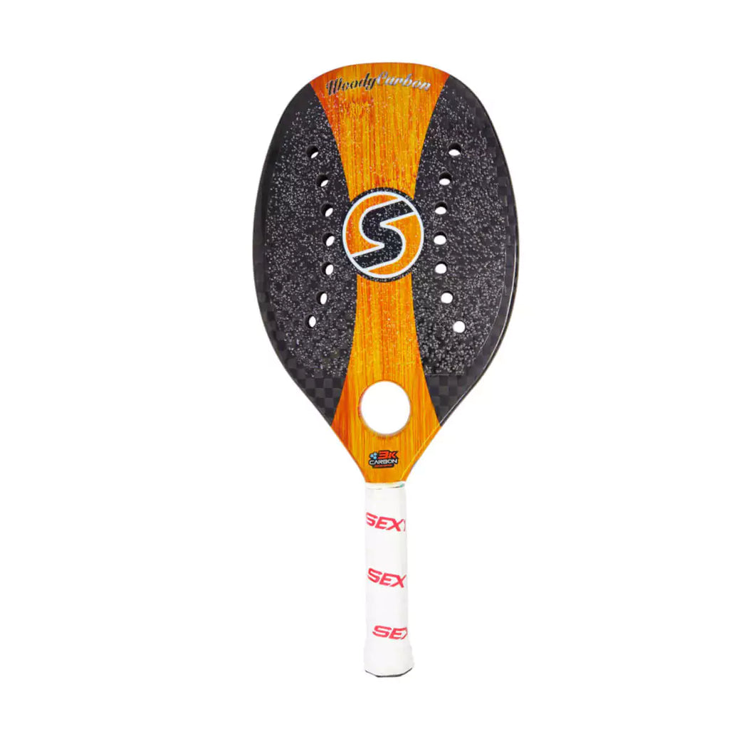 Sexy WOODY CARBON Professional Beach Tennis Racquet, Raquete ...