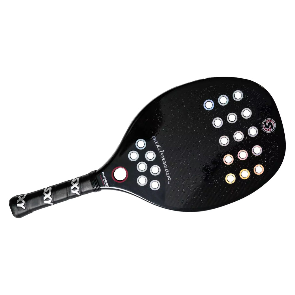 A Sexy CARBONATOR Beach Tennis Paddle, shop for at "iamracketsports.com", Miami shop.