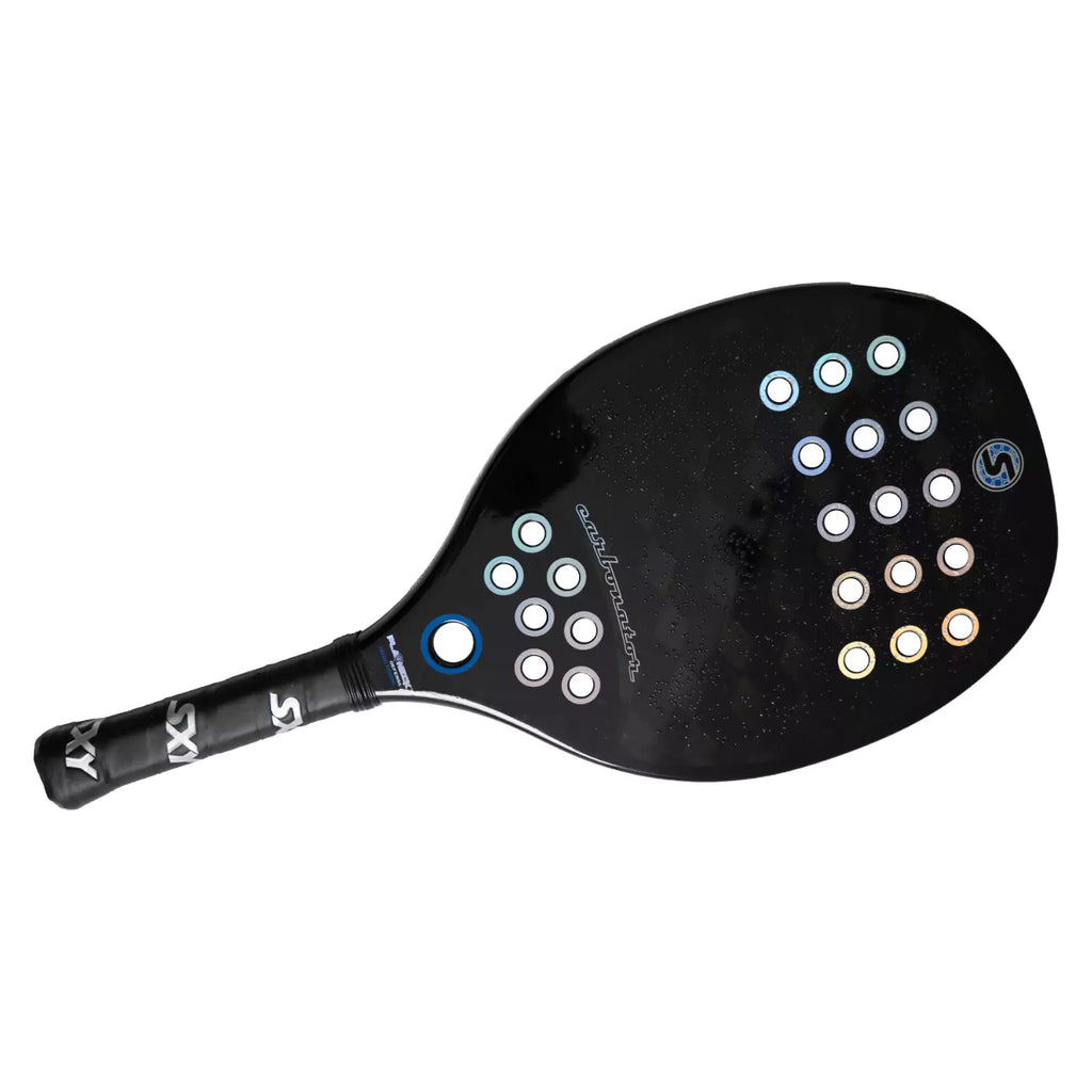 A Sexy CARBONATOR TRIAXIAL Beach Tennis Paddle, shop for at "iamracketsports.com", Miami shop.