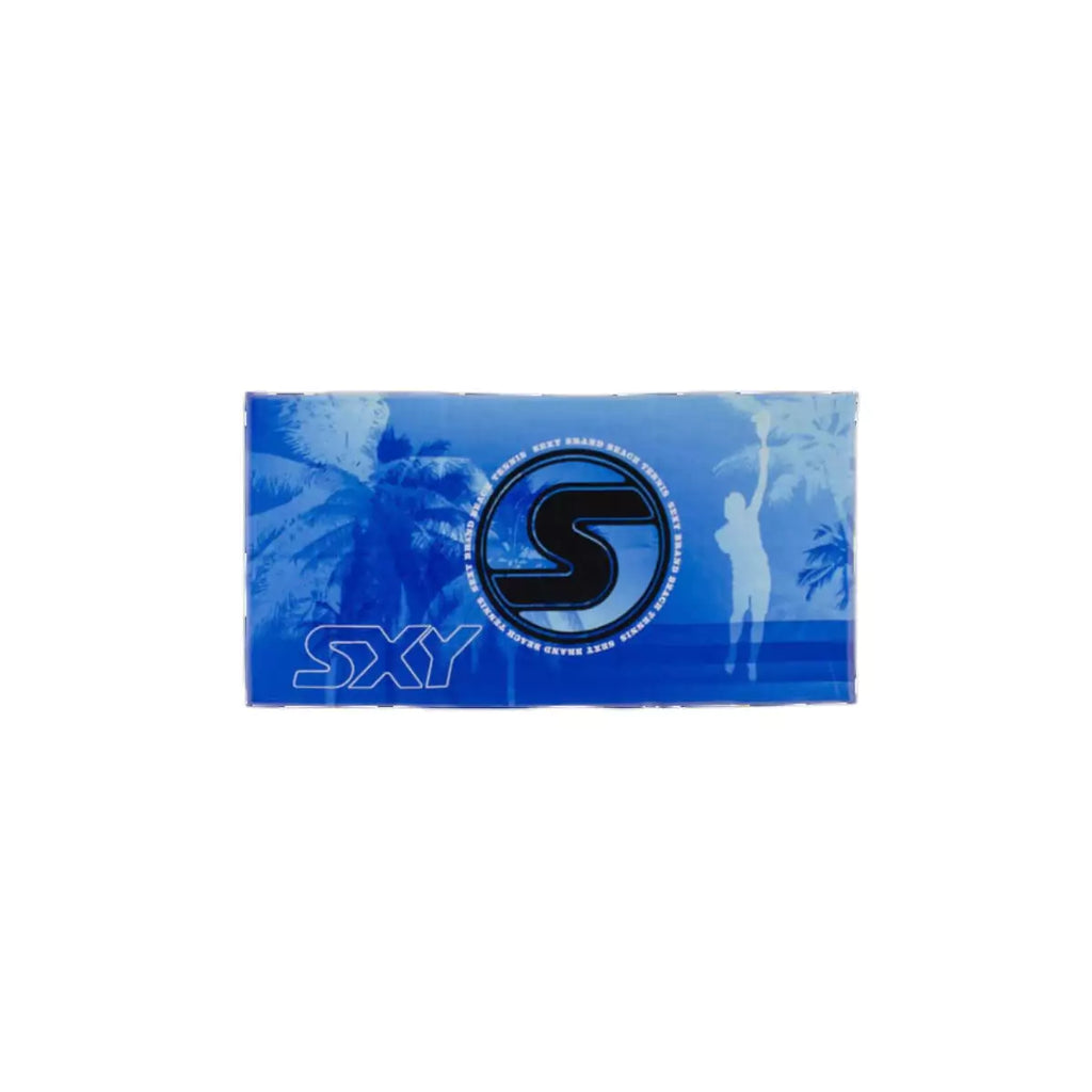 A ice blue Sexy Brand SXY No Sweat Towel, plush microfiber cotton blend. Shop for at iamRacketSports.com.