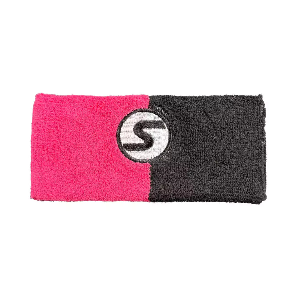 A hot pink and black,  Sexy Brand SXY® PRO SERIES ALL-SPORT Large Wristband, purchase at iamRacketSports.com online store.