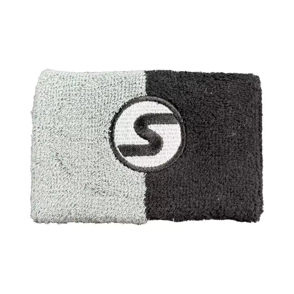 A gray and black Sexy Brand SXY® PRO SERIES ALL-SPORT small Wristband, shop for at iamBeachTennis.com.