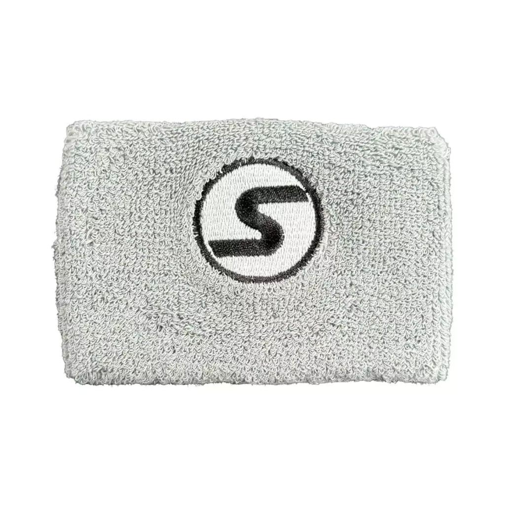 A white,  Sexy Brand SXY® PRO SERIES ALL-SPORT small Wristband, purchase at iamRacketSports.com online store.  